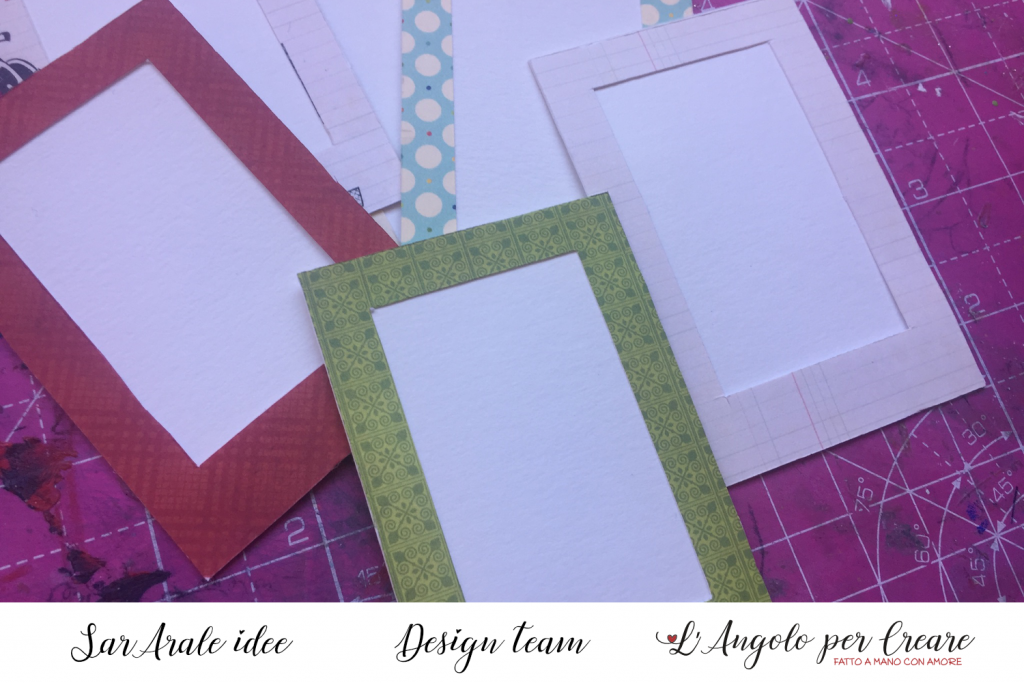 cornici mini album