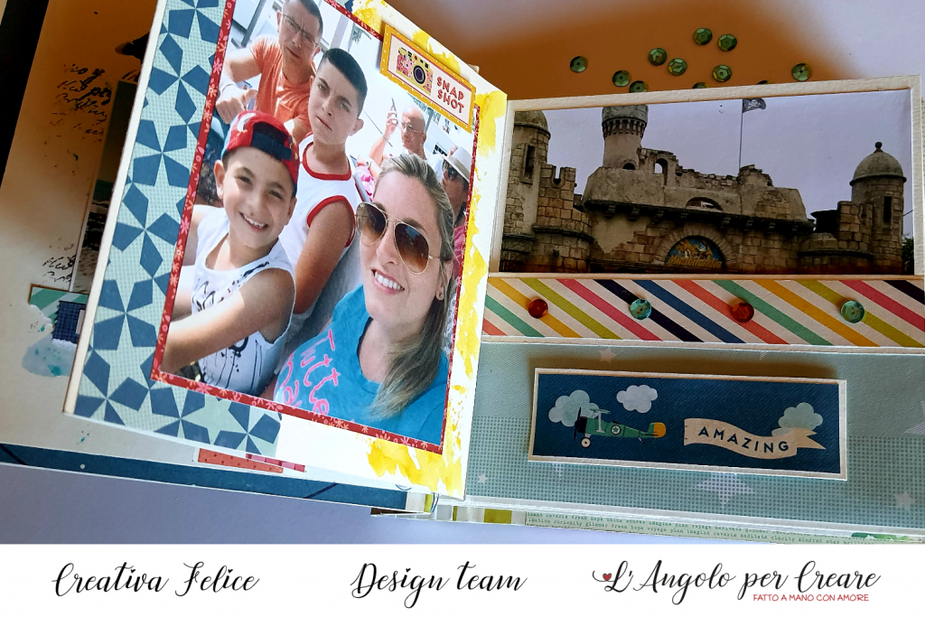 pagine di un mini album summer