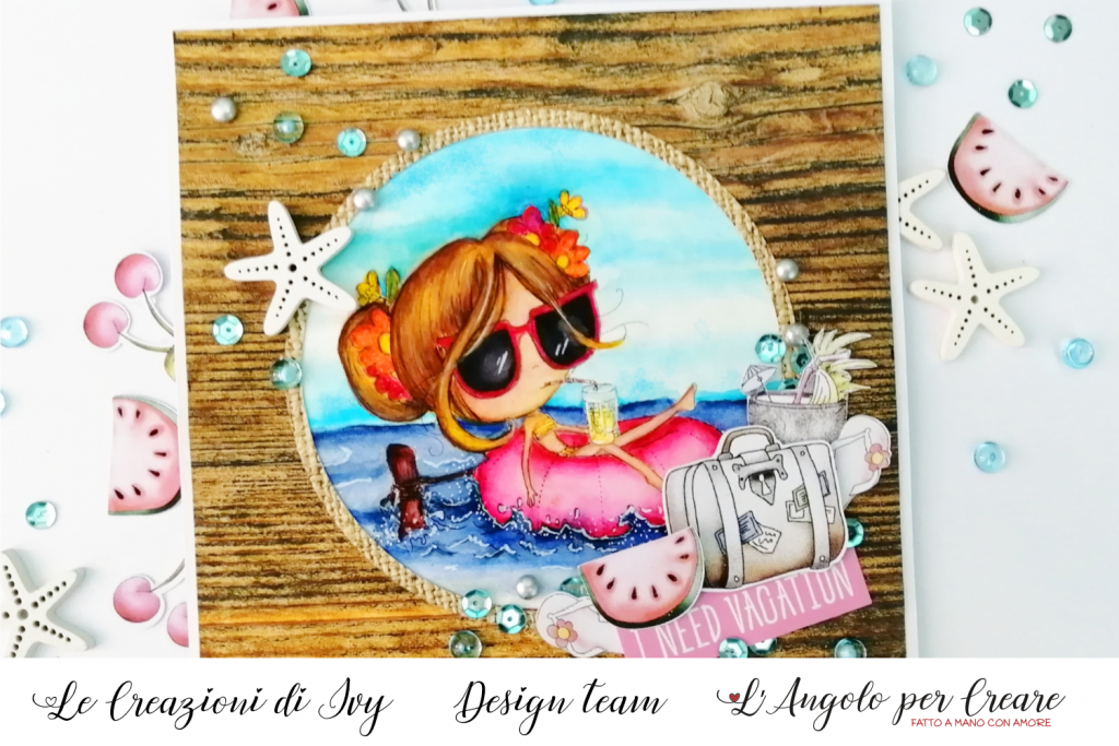 card estica colorata e decorata fai da te