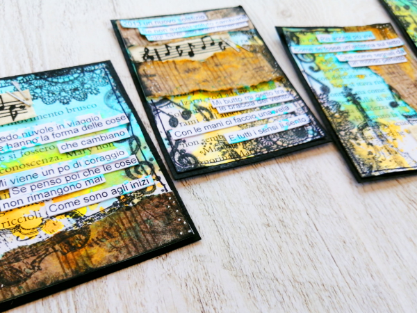 ATC- Artist Trading Card a tema musica