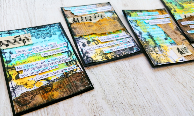 ATC- Artist Trading Card a tema musica