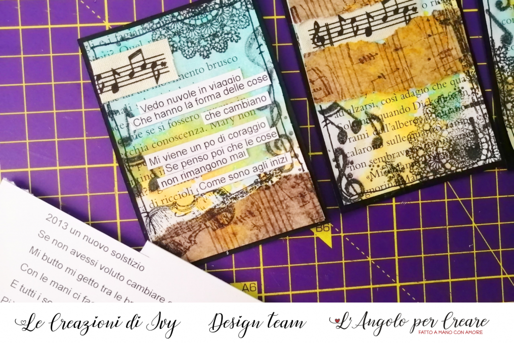 aggiungere pezzi di canzone alla card