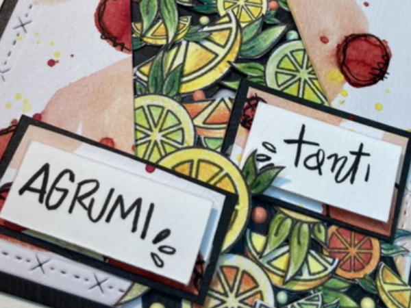 Card estiva frutta e gelati