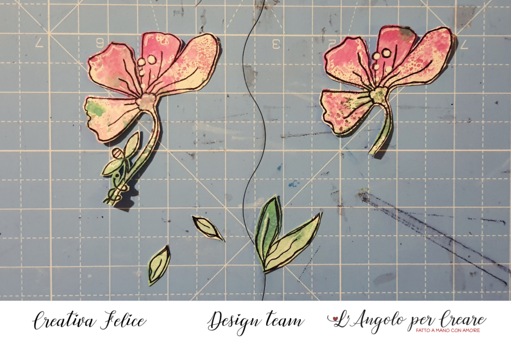 fiori ritagliati a mano