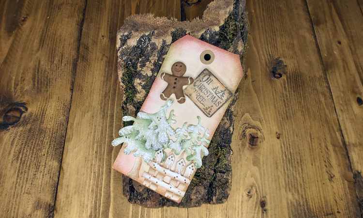 tag natalizia con gessetti