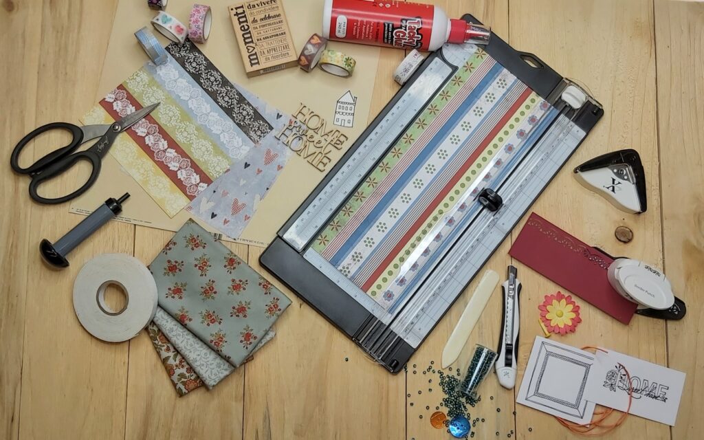 strumenti necessari per lo scrapbooking