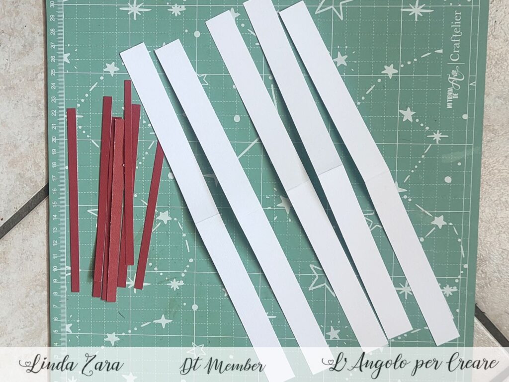 strisce da tagliare card in fiore