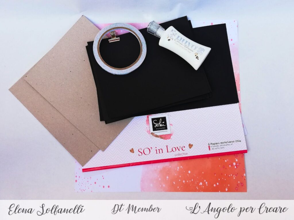 materiale per organizer