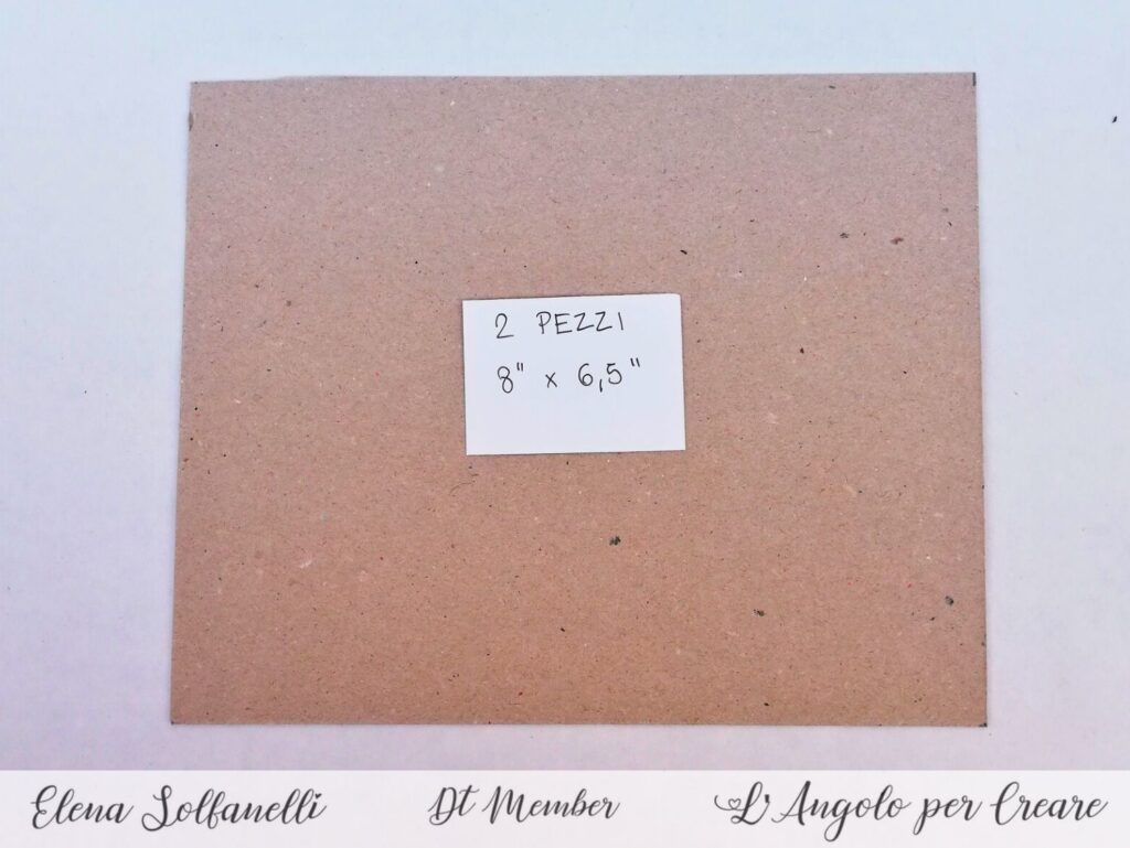 base di cartone per organizer