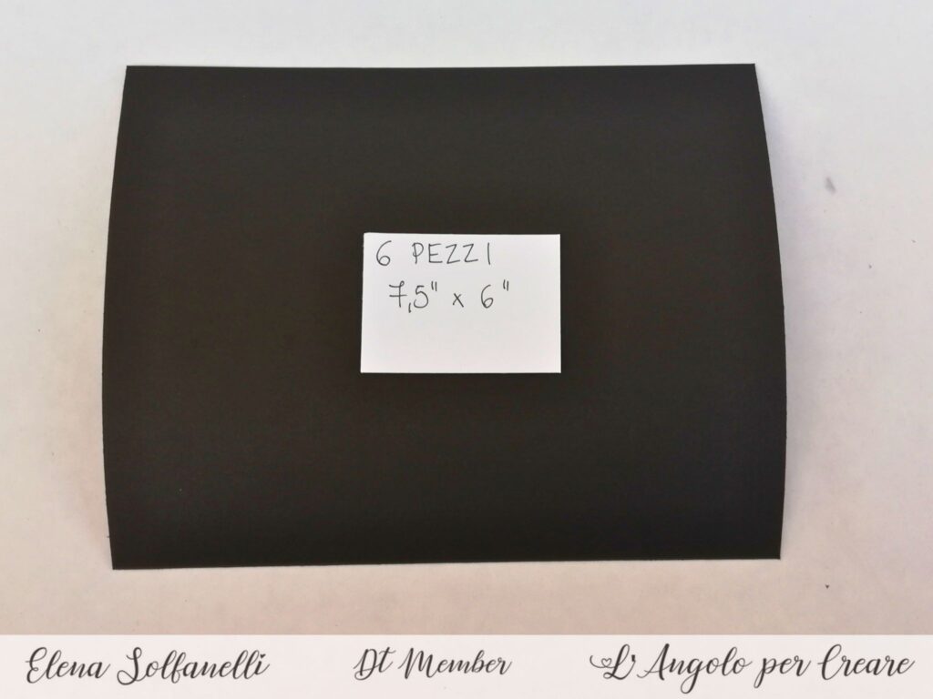tagliare 6 pz per soffietto