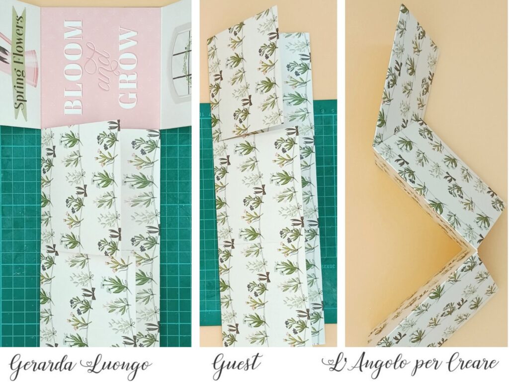 piega zig zag Wonder Folding MiniAlbum