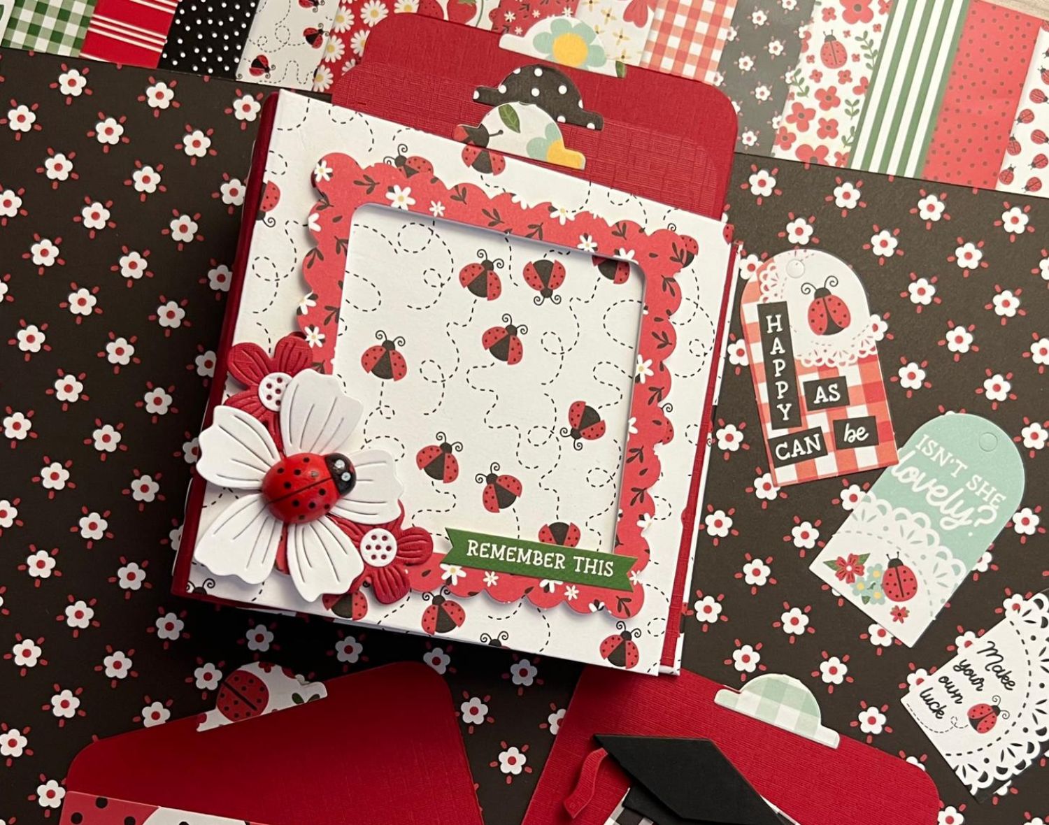 Tutorial: Mini Album con Tag per una Laurea