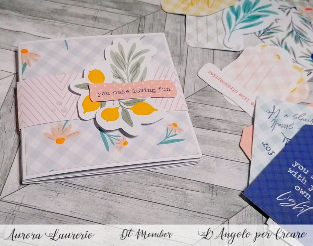 pop out lever mini album in card 4