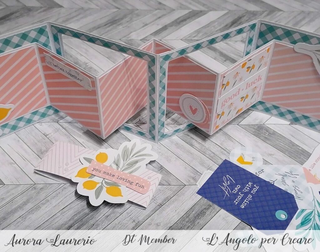 pop out lever mini album in card 5