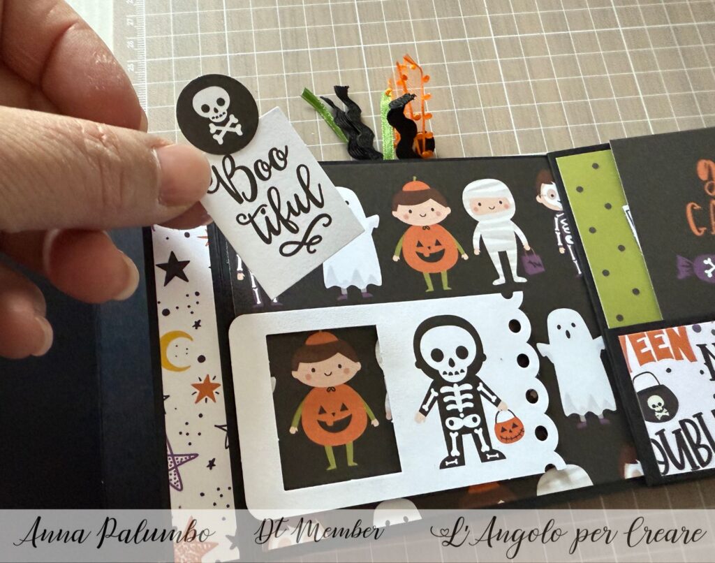 mini album a fisarmonica trick or treat 13